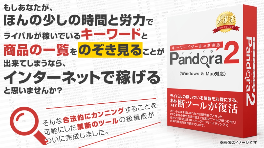 Pandora2「買い切り版」  by Catch the Web Asia Sdn Bhdを格安購入する方法
